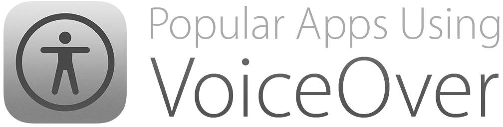 Apple highlights popular apps that use VoiceOver
