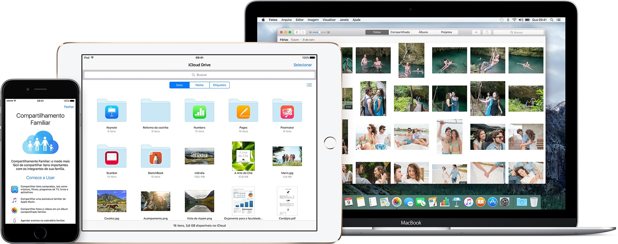 Devices using iCloud
