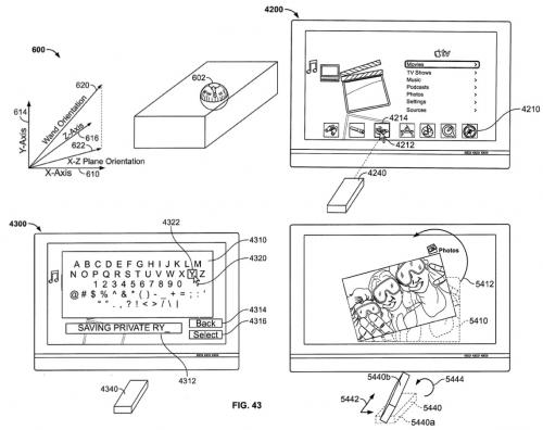 Apple updates patent for a new remote control model for Apple TVs