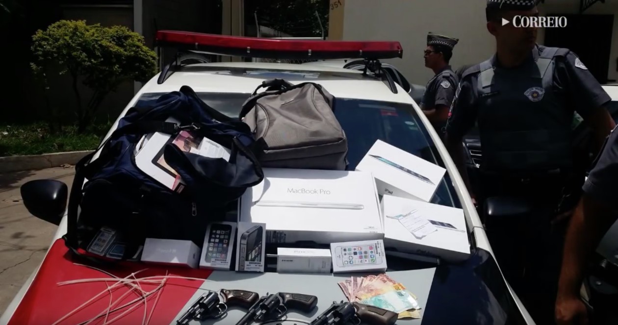 Armed bandits assault iPlace Mobile at Shopping Pátio Limeira [atualizado]