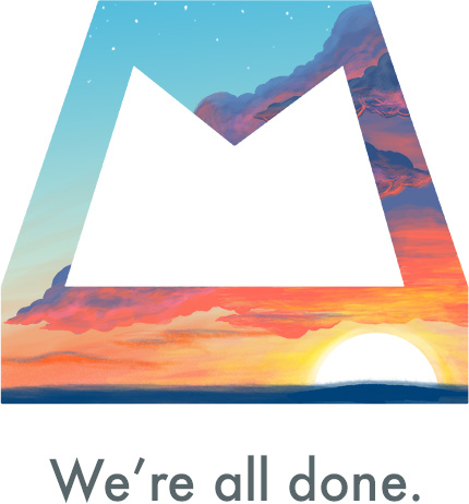 Dropbox Mailbox - We're all done
