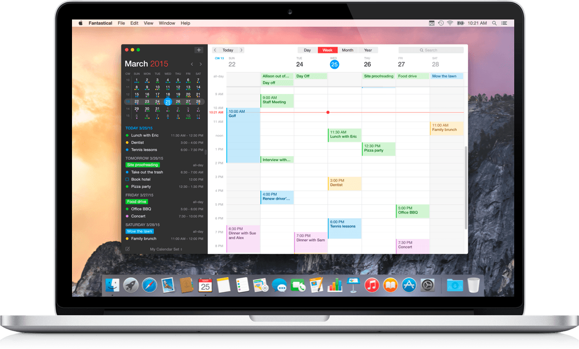 Screenshot do app Fantastical - Calendar & Tasks