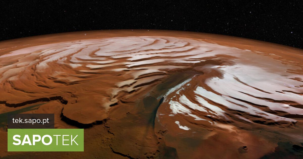 Giant avalanches may be the cause of spiraling formations at the north pole of Mars