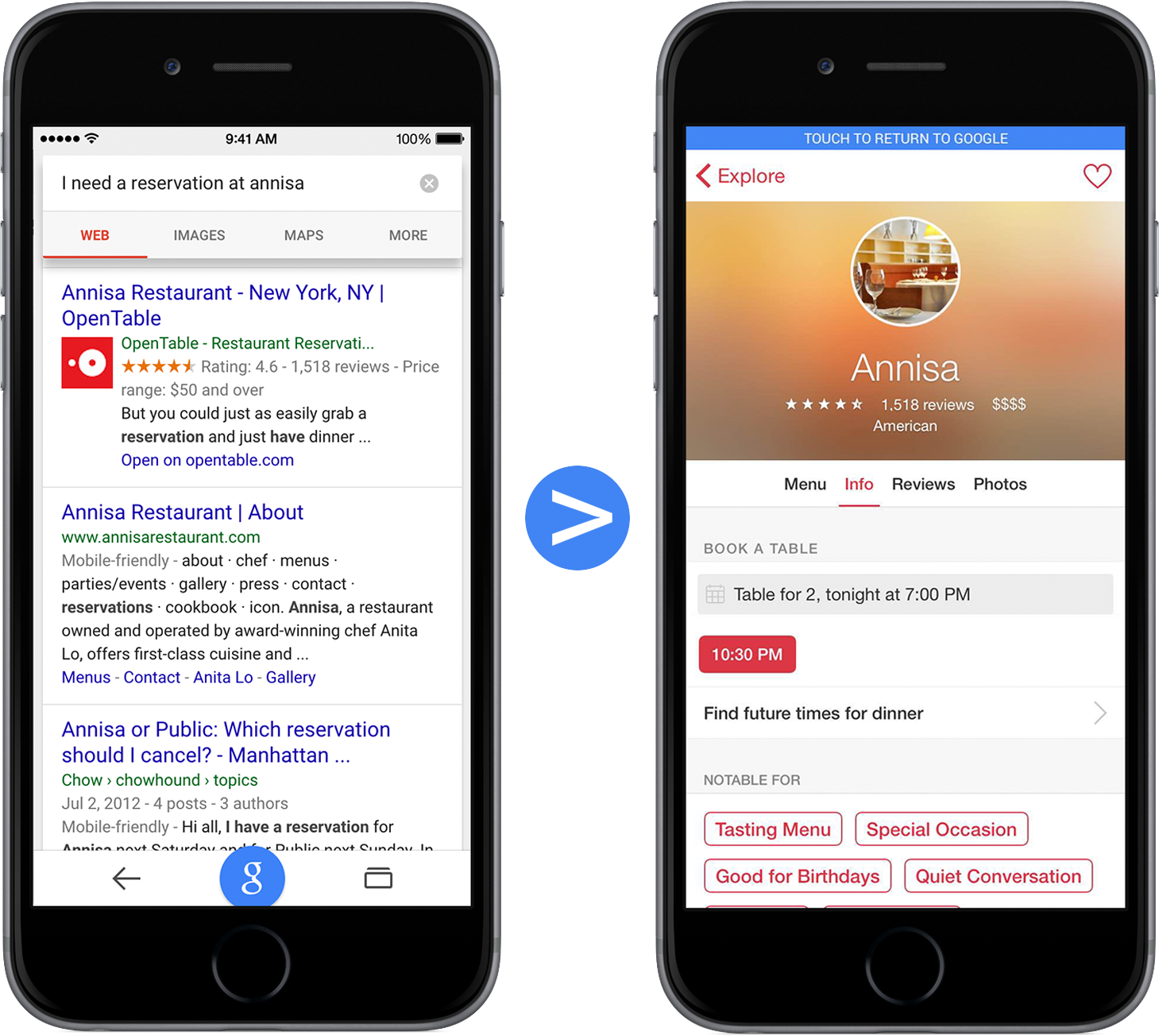 Indexing iOS apps on Google searches
