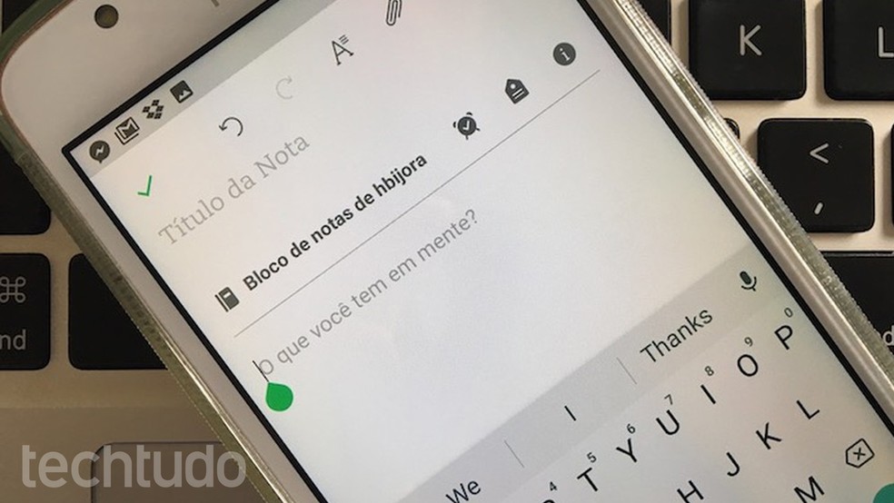 Learn how to create task list in Evernote on your cell phone Photo: Helito Bijora / dnetc