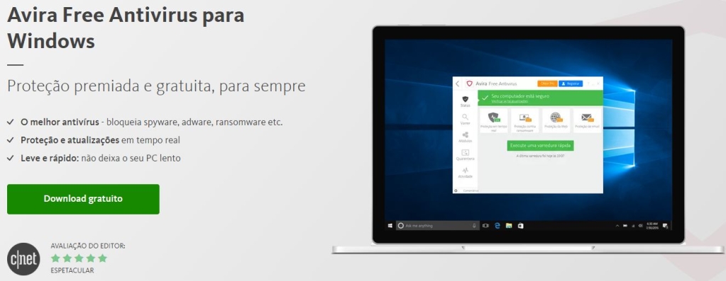 Avira antivirus free download screen