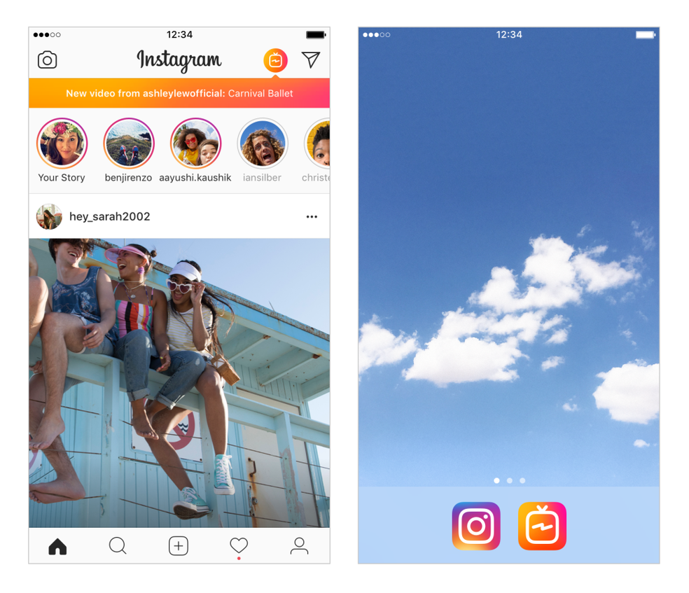 IGTV and Instagram have full integration Photo: Divulgao / Instagram