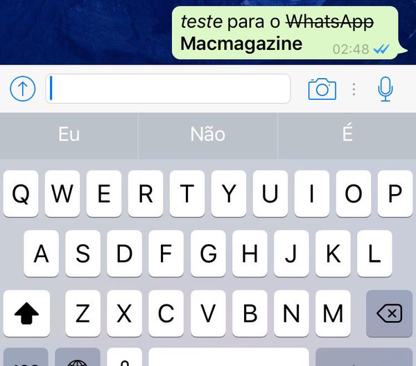 WhatsApp starts accepting basic text formatting in messages
