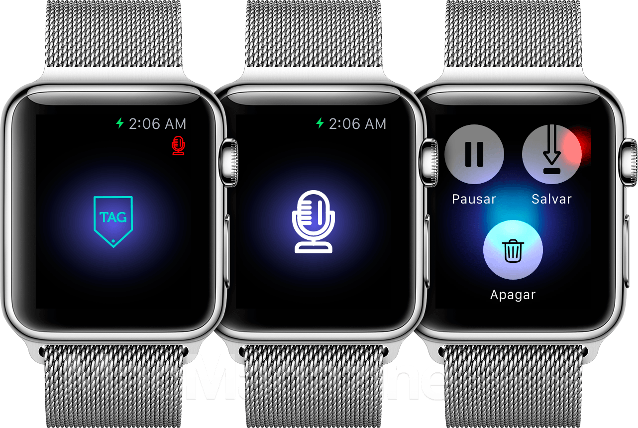 Rectag on Apple Watch