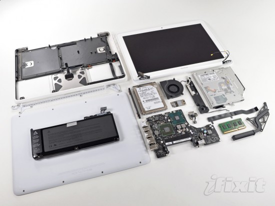 MacBook disassembled by iFixit