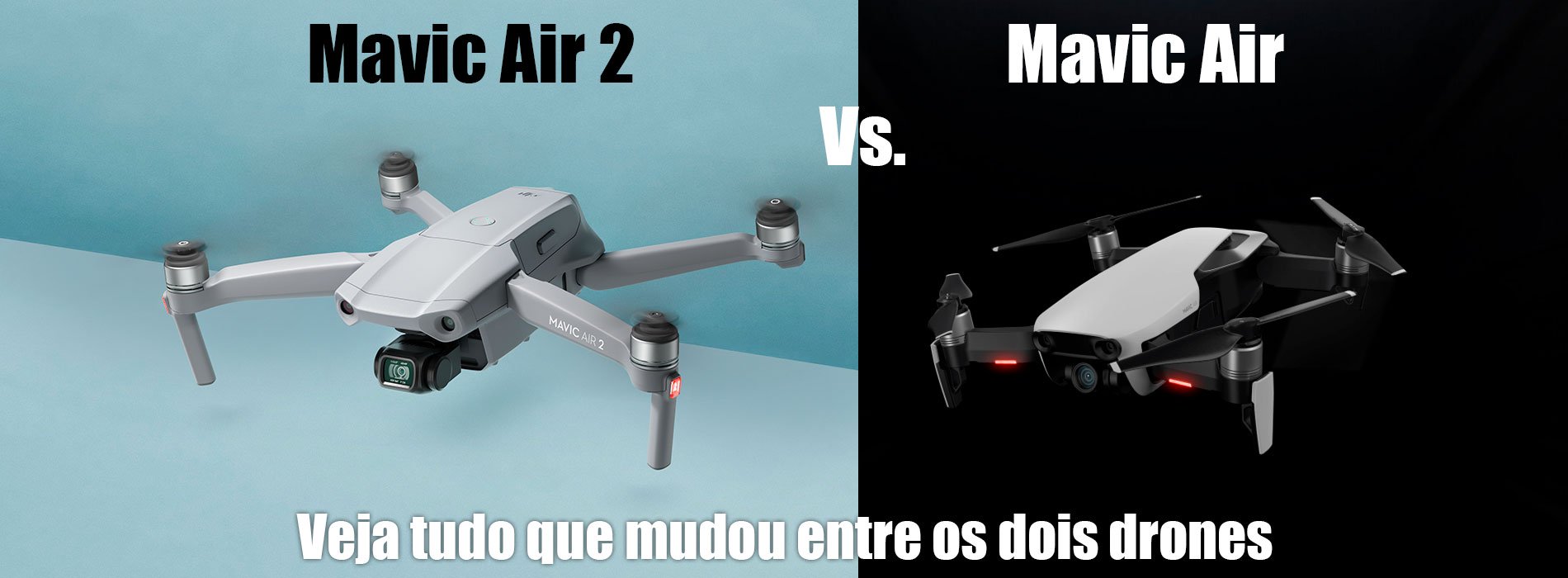 Mavic Air 2 vs Mavic Air - Pelos mesmos $799 novo drone é MUITO superior