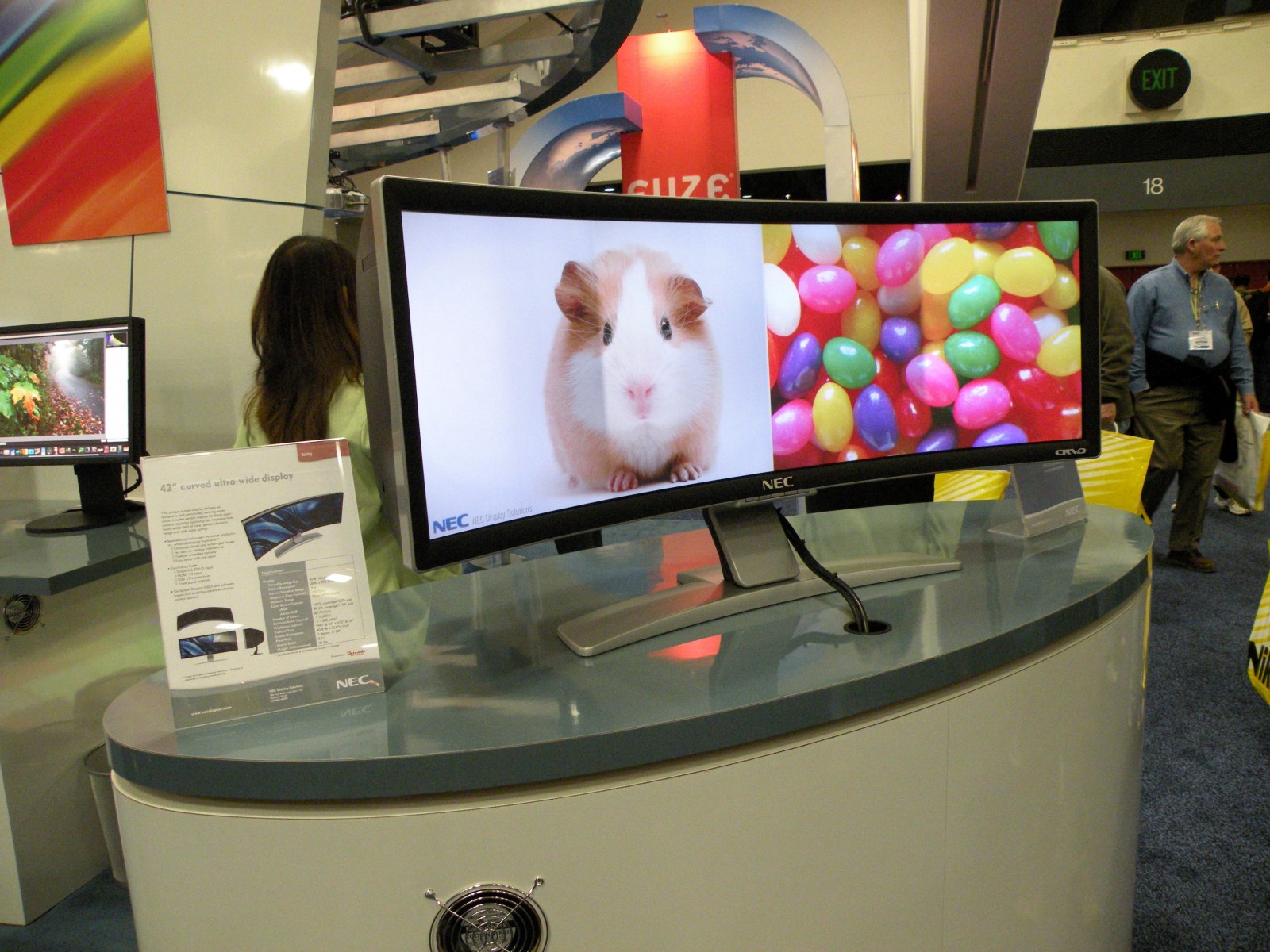 Have you seen this 42-inch curved display from NEC?