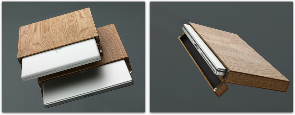 How about a wooden case for your MacBook?