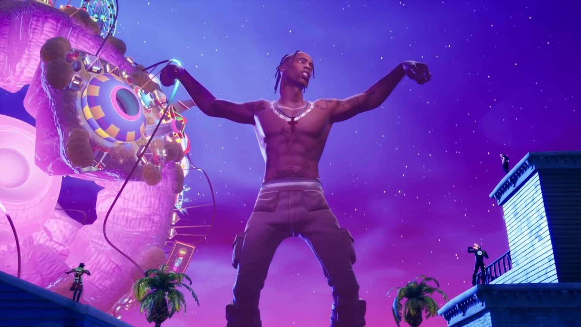 What does Travis Scott's Fortnite event reveal about the future of entertainment?