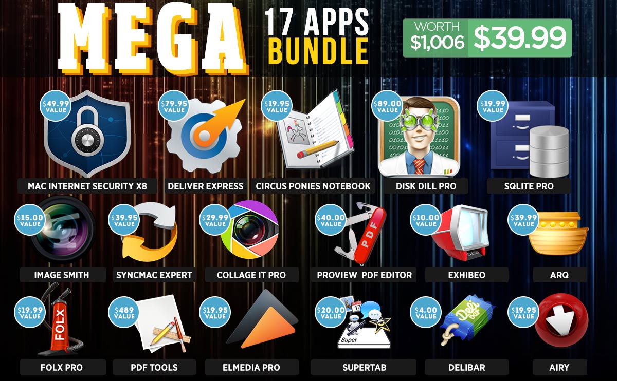 BundleHunt: 17 Mac apps worth over $ 1,000 with 96% off!