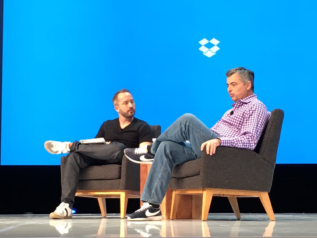 Eddy Cue discusses iPad Pro and Apple enterprise solutions at an event organized by Dropbox