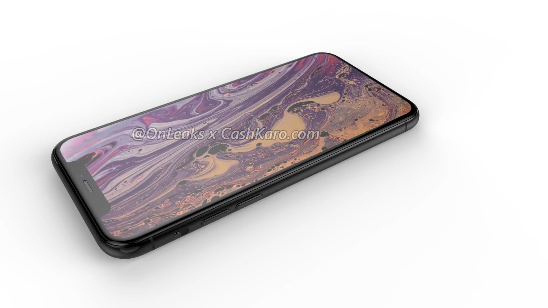 Alleged iPhone render of 2019 by OnLeaks
