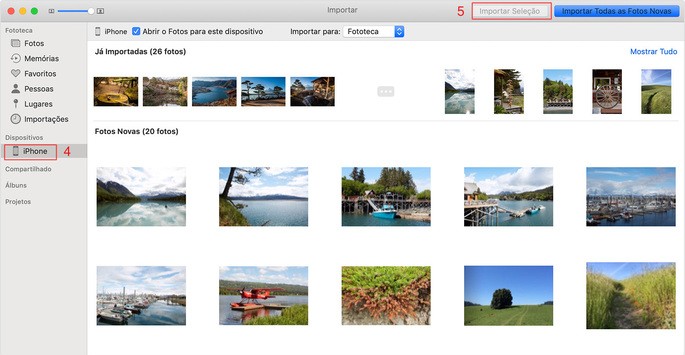 Swipe photos from iPhone to PC