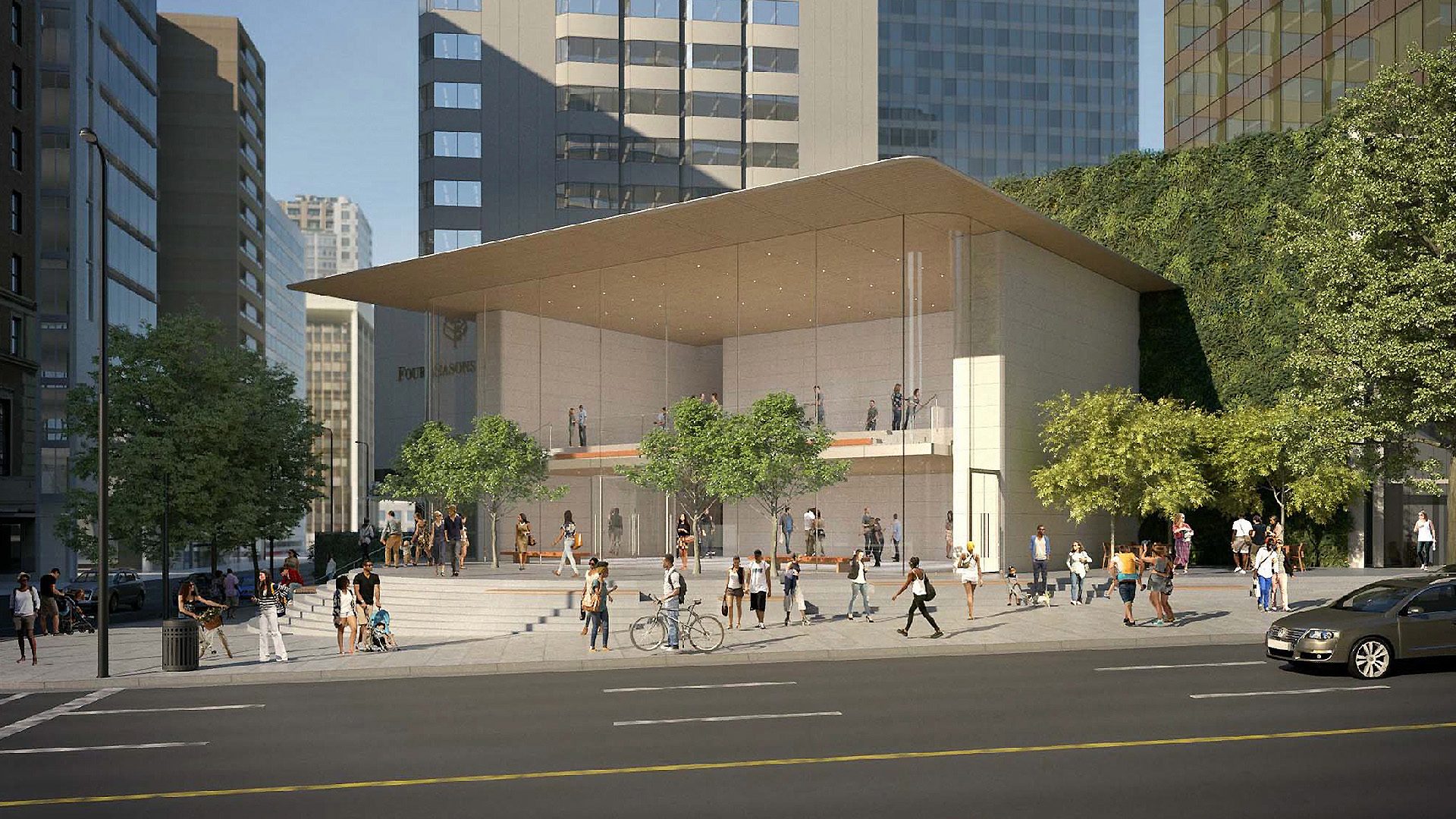 Render of the Apple Pacific Center in Vancouver