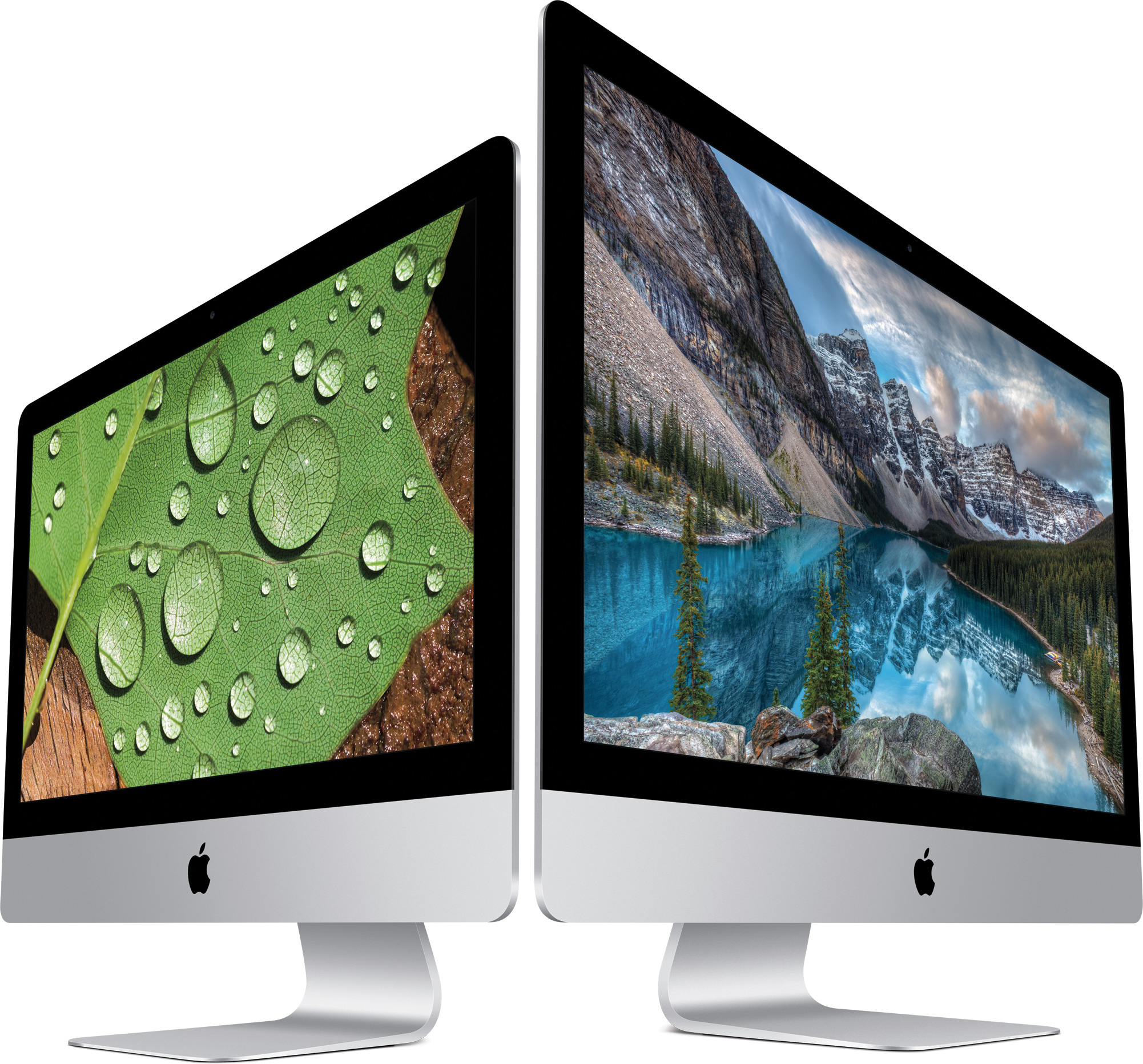 iMacs with side-by-side Retina display
