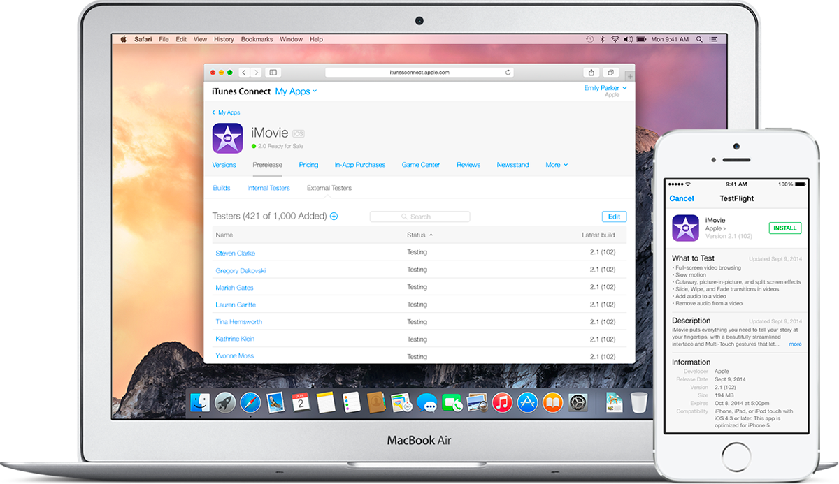 Apple officially opens its TestFlight system for beta testing of apps