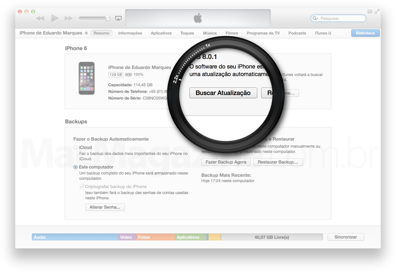 Installing iOS 8 manually in iTunes