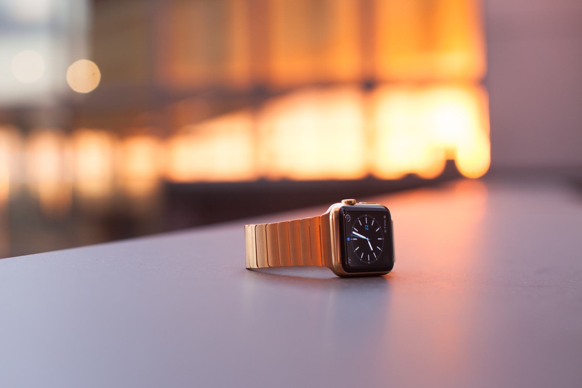 Check out images of a gold-plated Apple Watch (stainless steel)