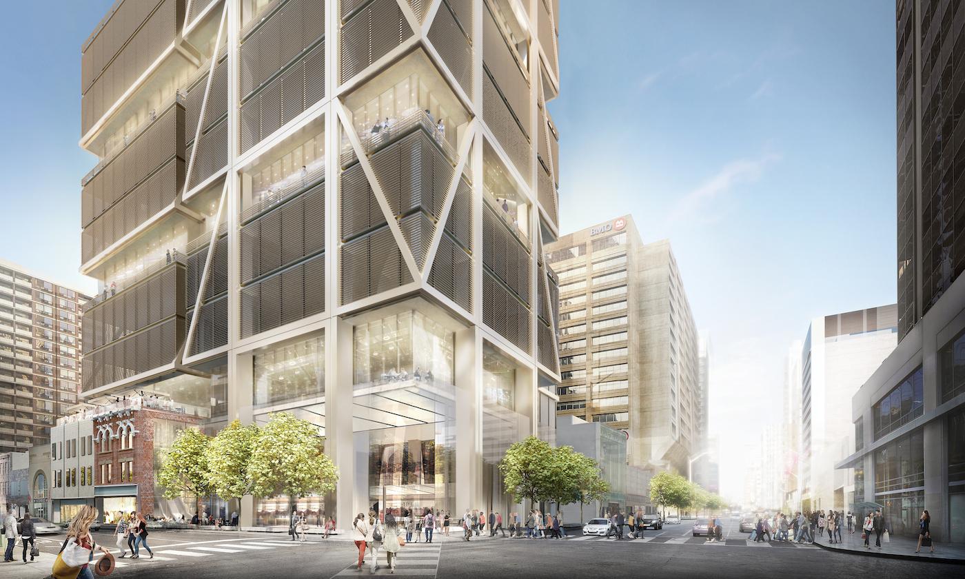 The One, a new Toronto development that should house the Apple Store