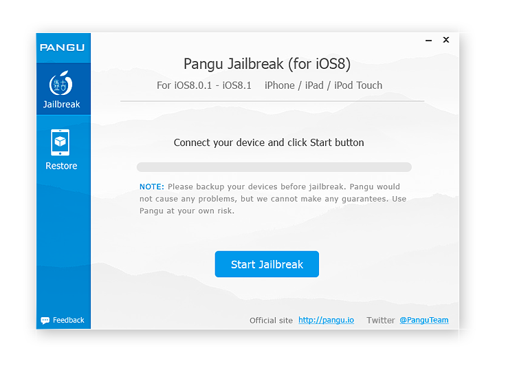 Gu PanGu jailbreak tool is now in English and includes Cydia in its installation