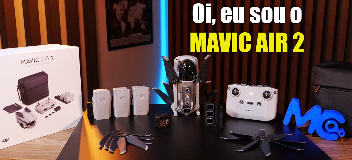 Unboxing of Mavic Air 2, new drone SENSAO from DJI