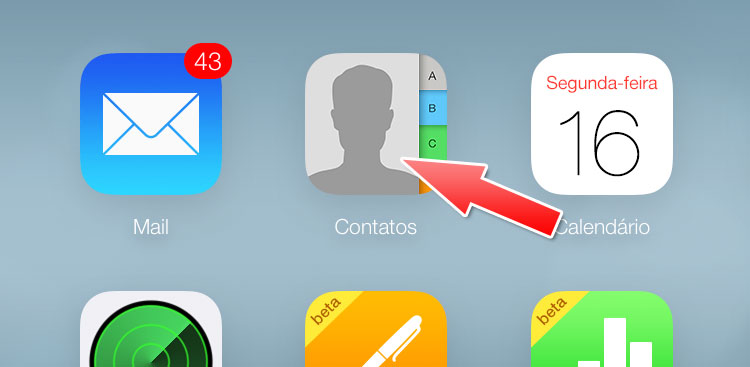 Contacts on iCloud