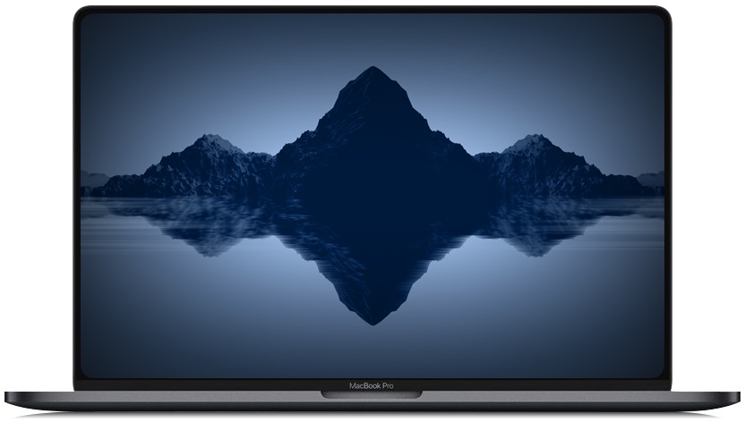 Concept of what the 16-inch MacBook Pro might look like
