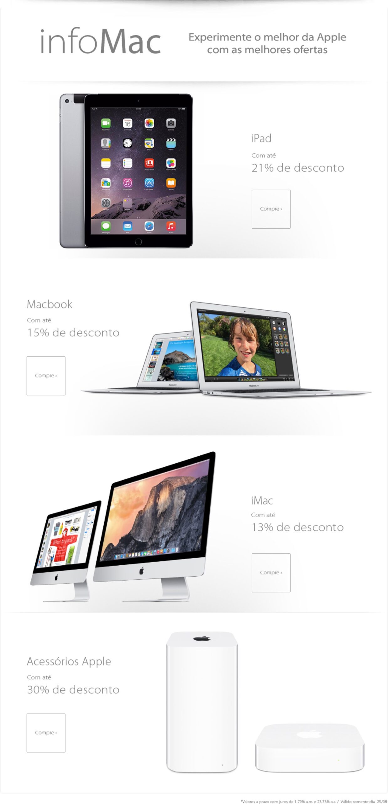 ★ Today is infoMac day at the Fast Shop; buy Apple products at a discount!