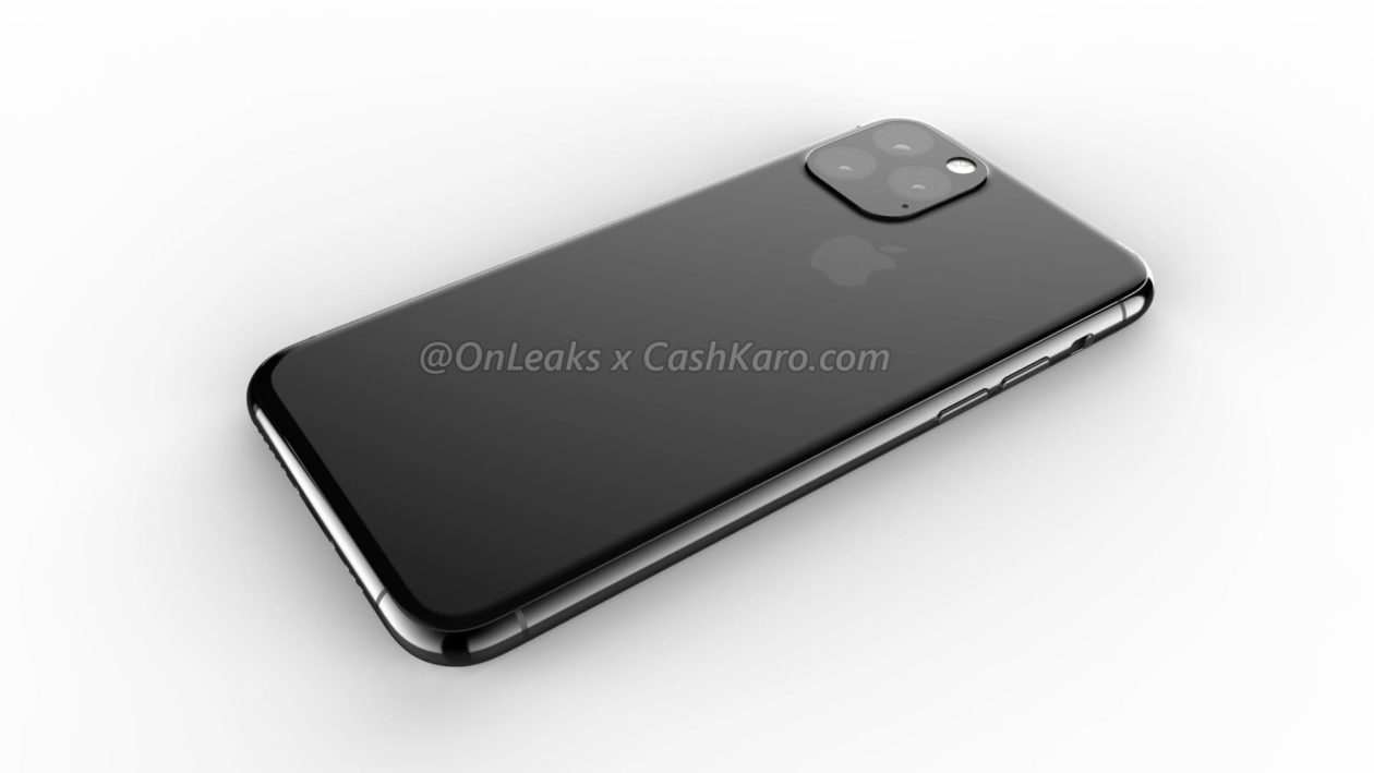Alleged 2019 iPhone render by OnLeaks
