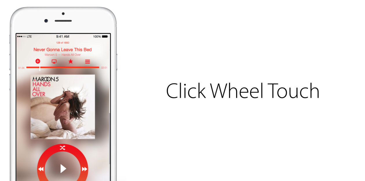 Click Wheel Touch Concept
