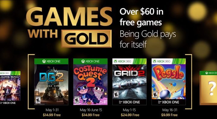 Games with Gold May 2016