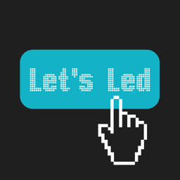 Let's led app icon - led banner app