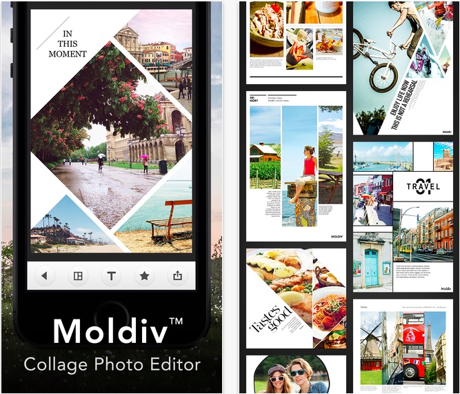 [Dica] Use Moldiv to make beautiful montages on your iPhone