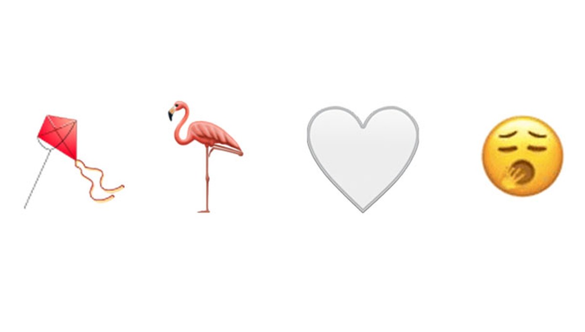 Flamingo and white heart are among possible 2019 emojis