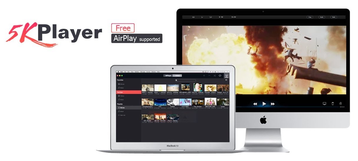 ★ 5KPlayer, free 4K player for Mac, updated with Portuguese support